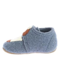 Living Kitzbühel Pantoffels "IJsbeer" Blauw -Babyproduct winkel living kitzbuhel pantoffels ijsbeer blauw 2