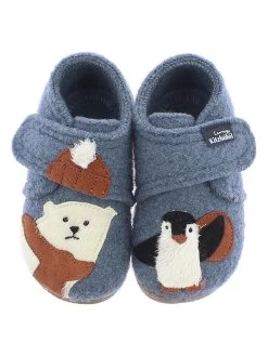 Living Kitzbühel Pantoffels "IJsbeer" Blauw