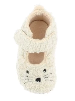 Living Kitzbühel Pantoffels "Muisje" Crème -Babyproduct winkel living kitzbuhel pantoffels muisje creme 3