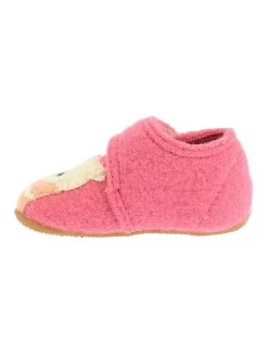 Living Kitzbühel Pantoffels "Teddybeer" Roze -Babyproduct winkel living kitzbuhel pantoffels teddybeer roze 2