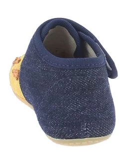 Living Kitzbühel Pantoffels "Tijger & Voetbal" Donkerblauw -Babyproduct winkel living kitzbuhel pantoffels tijger and voetbal donkerblauw 3