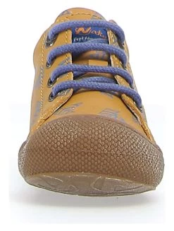 Naturino Leren Sneakers Geel/goudkleurig -Babyproduct winkel naturino leren sneakers geel goudkleurig 3