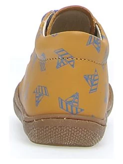 Naturino Leren Sneakers Geel/goudkleurig -Babyproduct winkel naturino leren sneakers geel goudkleurig 4