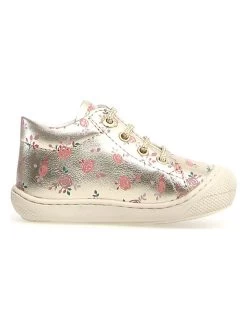 Naturino Leren Sneakers Zilverkleurig -Babyproduct winkel naturino leren sneakers zilverkleurig 3