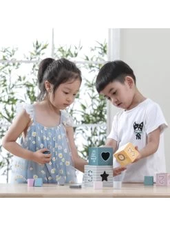 New Classic Toys® Sorteer- & Stapelkubussen - Vanaf 12 Maanden -Babyproduct winkel new classic toys sorteer and stapelkubussen vanaf 12 maanden 7