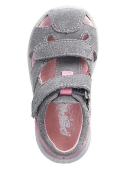 Leren Sandalen "Kansi" Lichtgrijs -Babyproduct winkel pepino leren sandalen kansi lichtgrijs 2