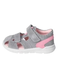 Leren Sandalen "Kansi" Lichtgrijs