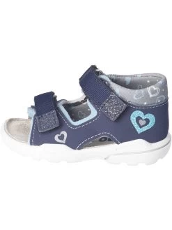 Sandalen "Kittie" Donkerblauw/turquoise