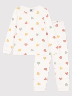 PETIT BATEAU Pyjama Wit/meerkleurig