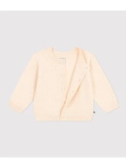 Voorkant -Babyproduct winkel petit bateau vest creme 1
