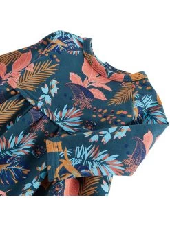 2-delige Outfit Donkerblauw/rood -Babyproduct winkel petit beguin 2 delige outfit donkerblauw rood 2