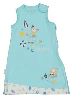 Babyslaapzak Turquoise -Babyproduct winkel petit beguin babyslaapzak turquoise 2