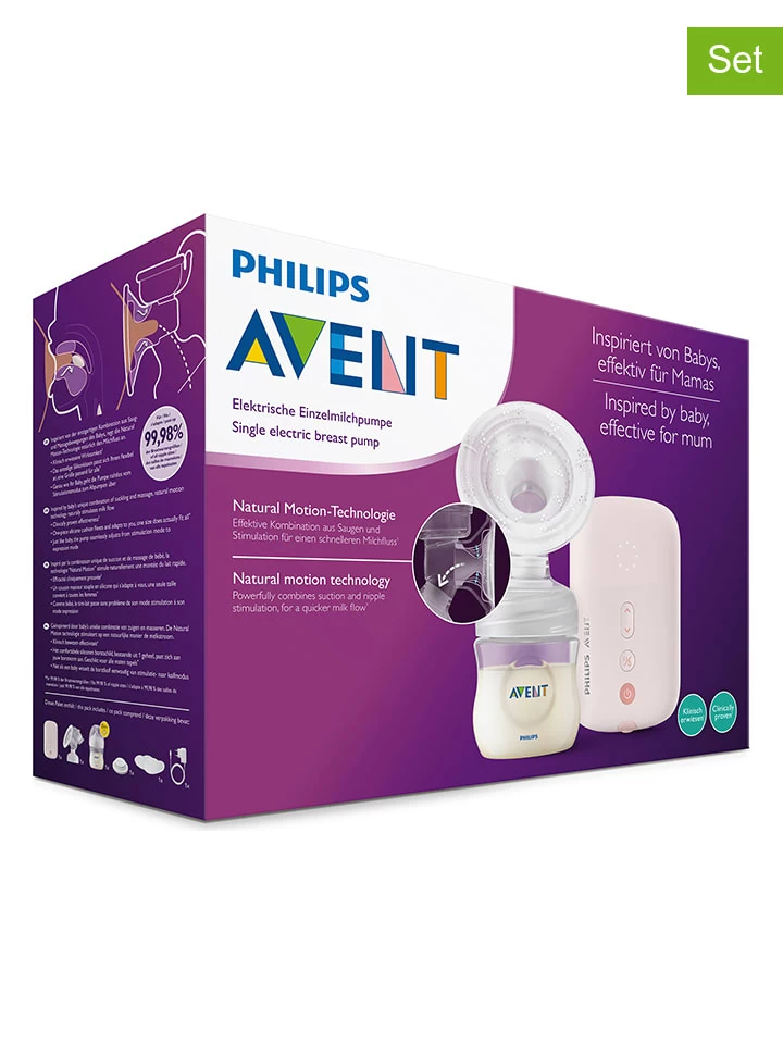 PHILIPS AVENT 4-delige Set: Melkpomp Met Accessoires 1 PHILIPS AVENT 4-delige Set: Melkpomp Met Accessoires