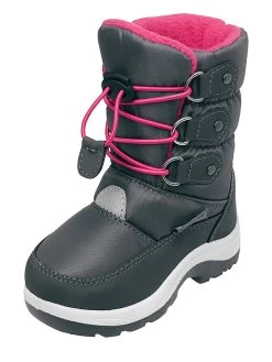 Playshoes Winterlaarzen Zwart/roze