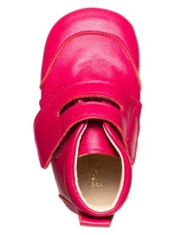 Pom Pom Leren Pantoffels Roze -Babyproduct winkel pom pom leren pantoffels roze 3