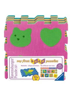 Ravensburger Foam Puzzel "Vormen En Dieren" - Vanaf 10 Maanden
