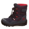Winterboots Donkerblauw/rood