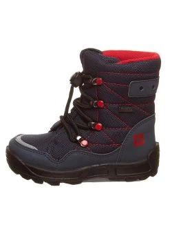 Winterboots Donkerblauw/rood