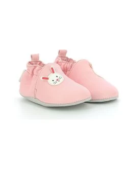 ROBEEZ Leren Kruipschoenen "Mimirabbit" Lichtroze