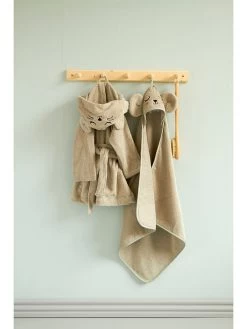 Roommate Badcape "Mouse" Grijs - (L)72 X (B)72 Cm