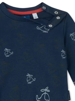 Sweatshirt "Let's Fly" Donkerblauw -Babyproduct winkel sanetta kidswear sweatshirt lets fly donkerblauw 2