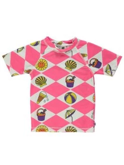 Småfolk Zwemshirt "Summer Vacation" Roze