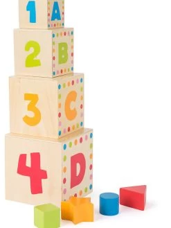Small Foot Stapelkubus "ABC" - Vanaf 12 Maanden