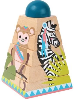 Small Foot Stapeltoren "Jungle" - Vanaf 12 Maanden