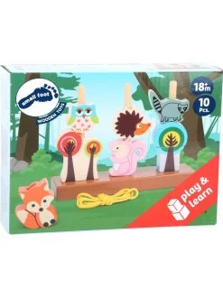 Small Foot Steekspel "Bosdieren" - Vanaf 18 Maanden -Babyproduct winkel small foot steekspel bosdieren vanaf 18 maanden 2