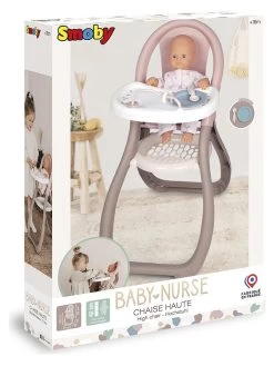 SMOBY Poppenstoel "Baby Nurse" Met Accessoires - Vanaf 18 Maanden