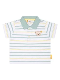 Steiff Poloshirt Groen/crème