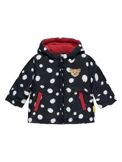 Steiff Tussenjas Donkerblauw/rood