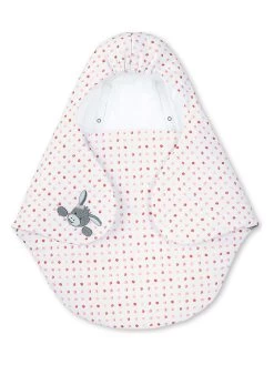 Sterntaler Omslagdeken "Emmi Girl" Wit/lichtroze - (L)90 X (B)75 Cm