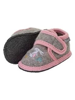 Sterntaler Pantoffels Grijs/lichtroze