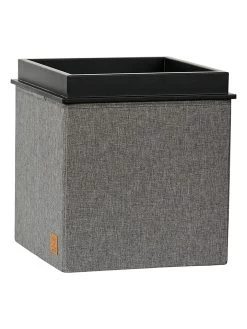 Kruk Met Opbergruimte "Premium" Antraciet - (B)37 X (H)40 X (D)37 Cm -Babyproduct winkel store it kruk met opbergruimte premium antraciet b 37 x h 40 x d 37 cm 3