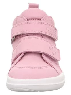 Superfit Leren Sneakers "Superfree" Lichtroze -Babyproduct winkel superfit leren sneakers superfree lichtroze 3