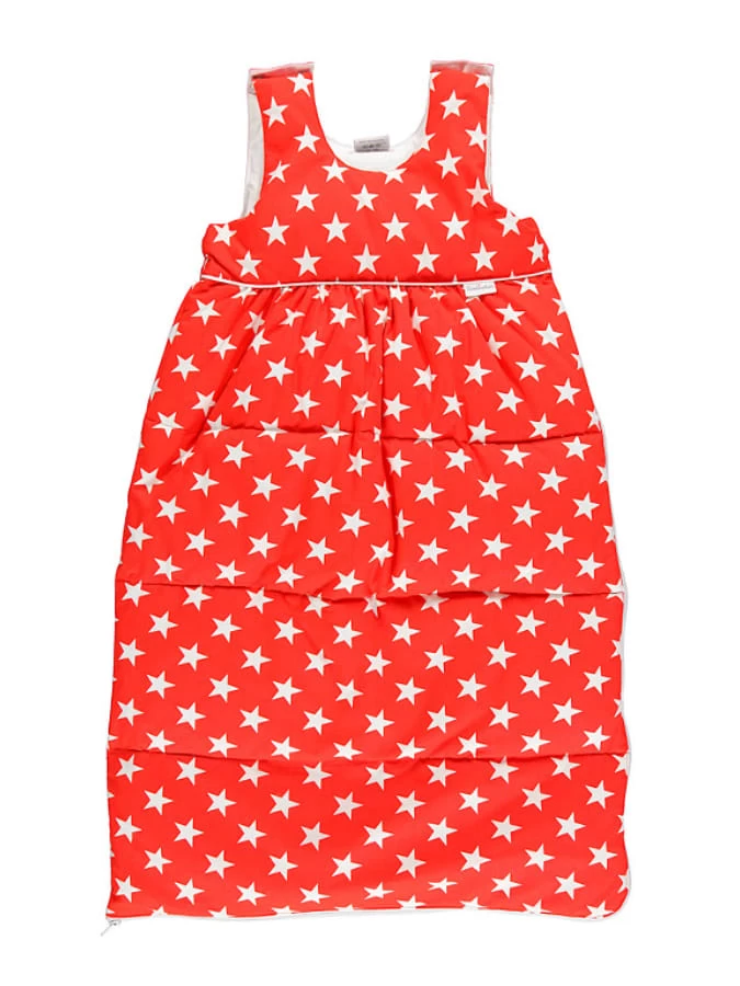 Donsslaapzak "Sterren" Rood/wit 1 Donsslaapzak "Sterren" Rood/wit