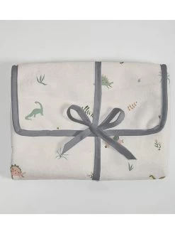 Verschoonmatje "Dino" Crème/grijs - (L)60 X (B)40 Cm