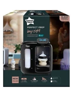 Tommee Tippee 2-delige Set: Flesbereider "Perfect Prep" Met Vervangend Filter Zwart -Babyproduct winkel tommee tippee 2 delige set flesbereider perfect prep met vervangend filter zwart 2
