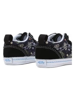 Vans Sneakers "Old Skool Crib" Zwart/donkerblauw -Babyproduct winkel vans sneakers old skool crib zwart donkerblauw 2