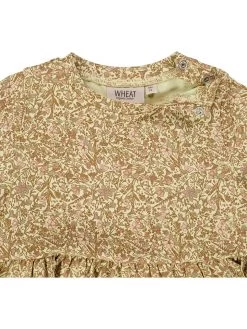 Wheat Jurk "Anna" Lichtbruin/geel -Babyproduct winkel wheat jurk anna lichtbruin geel 2