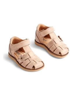 Wheat Leren Enkelsandalen "Sky Flower" Lichtroze