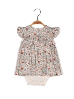 Romperjurk Beige/meerkleurig